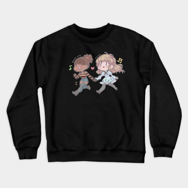 Carole and Tuesday sticker Crewneck Sweatshirt by yujibell